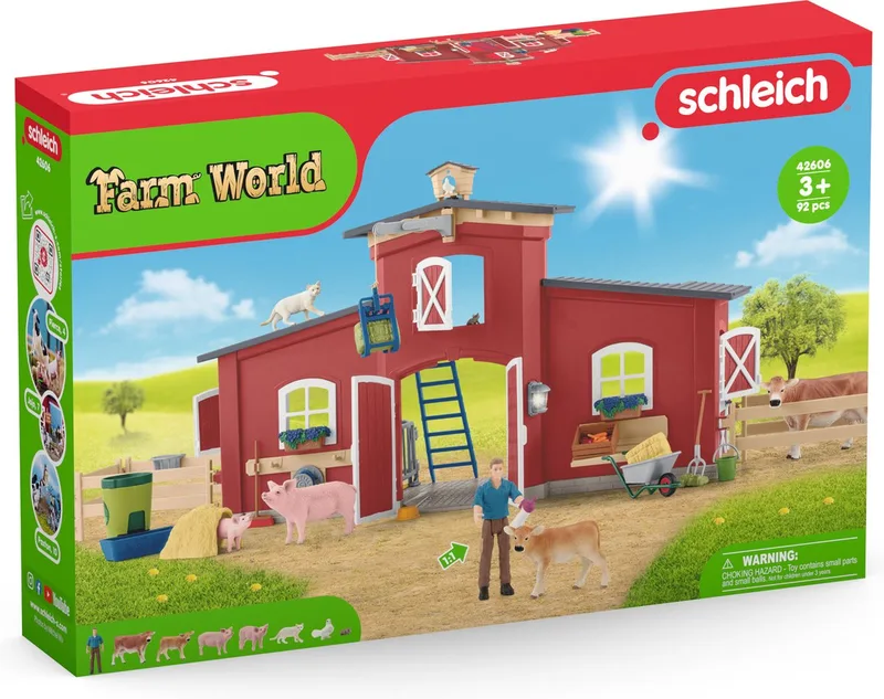 42606 Large Barn with Animals and Accessories by Schleich – product photo
