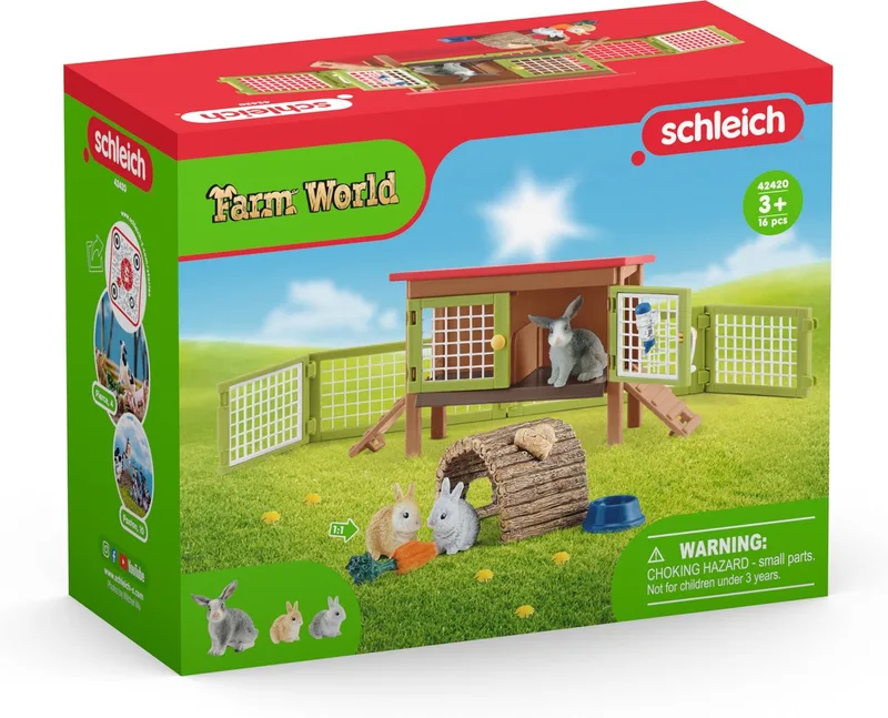 42420 Kaninchenstall von Schleich – Produktfoto