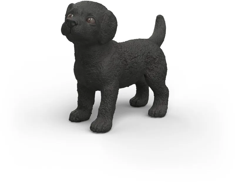 14922 Schwarzer Labrador Retriever Welpe von Schleich – Produktfoto