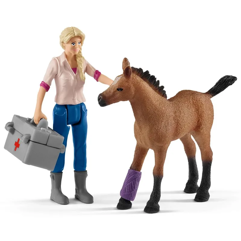 42486 Vet visiting mare and foal by Schleich – product photo 3 of 4
