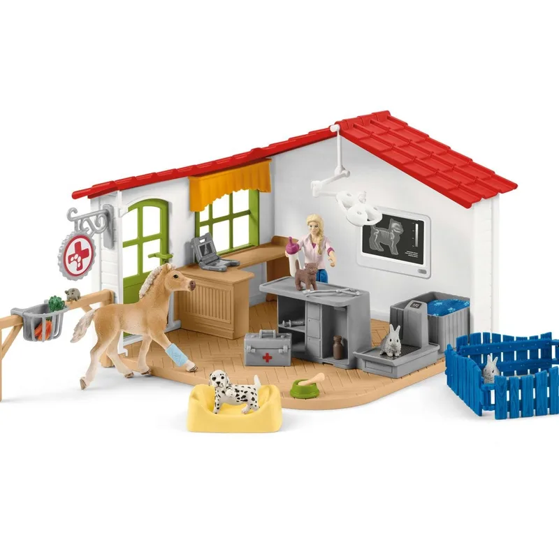 42502 Veterinarian practice with pets by Schleich – product photo 1 of 4